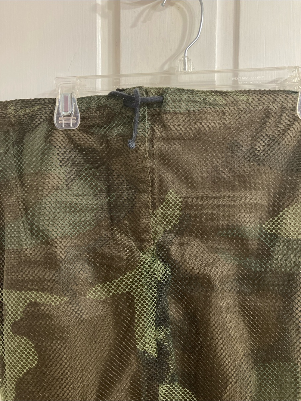 UFO Vintage 80’s women’s Camo Mesh Cargo skirt- Olive Green - Picture 2 of 8